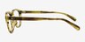 Coach HC6311U Striated Olive AcetateEyeglass Frames d'EyeBuyDirect, Vue de Côté