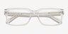 Coach HC6310U Transparent Clear Matériaux biosourcésMontures de lunettes de vue d'EyeBuyDirect, Vue Rapprochée