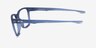 Oakley Overhead SQ Matte Transparent Abyss PlasticEyeglass Frames d'EyeBuyDirect, Vue de Côté