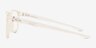 Oakley Overhead SQ Polished Clear PlasticEyeglass Frames d'EyeBuyDirect, Vue de Côté