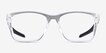 Oakley Paracord X Polished Clear PlasticEyeglass Frames from EyeBuyDirect, Front View