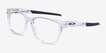 Oakley Paracord X Polished Clear PlasticEyeglass Frames from EyeBuyDirect, Angle View