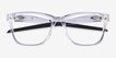 Oakley Paracord X Polished Clear PlasticEyeglass Frames from EyeBuyDirect, Closed View