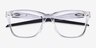 Oakley Paracord X Polished Clear PlasticEyeglass Frames d'EyeBuyDirect, Vue Rapprochée
