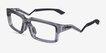 Oakley Enigma Echo Gray Shadow PlasticEyeglass Frames from EyeBuyDirect, Angle View