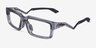 Oakley Enigma Echo Gray Shadow PlasticEyeglass Frames d'EyeBuyDirect, Vue d'Angle