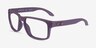 Oakley Holbrook RX Matte Aubergine PlastiqueMontures de lunettes de vue d'EyeBuyDirect, Vue d'Angle