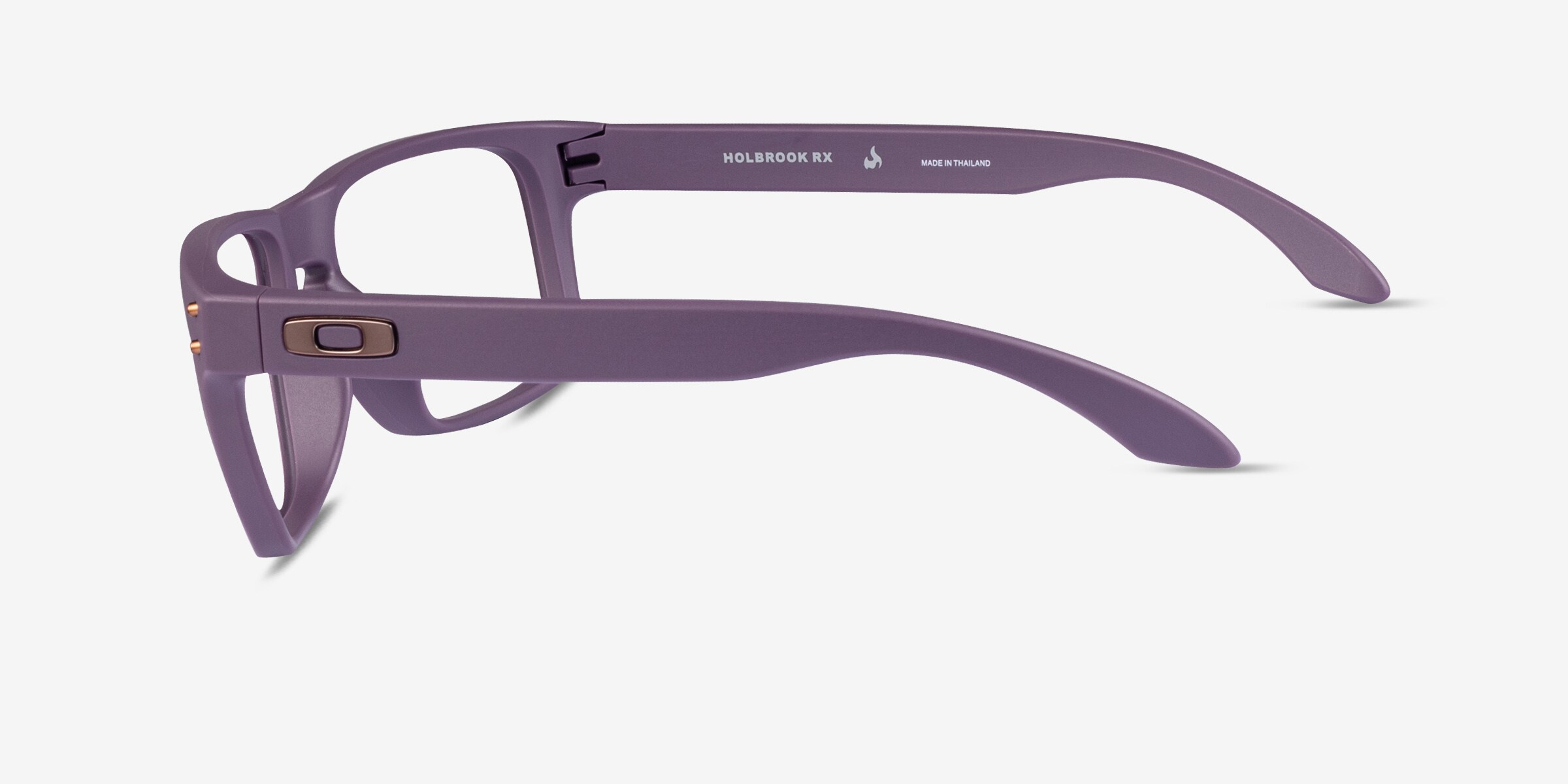 Oakley Holbrook RX - Rectangle Satin Black Frame Glasses For Men