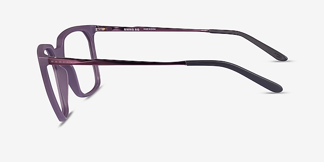 Oakley Bmng SQ Matte Aubergine MetalEyeglass Frames from EyeBuyDirect, Side View