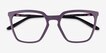 Oakley Bmng SQ Matte Aubergine MetalEyeglass Frames from EyeBuyDirect, Closed View