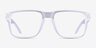 Oakley Holbrook RX Matte Clear PlasticEyeglass Frames d'EyeBuyDirect, Vue de Face