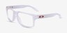 Oakley Holbrook RX Matte Clear PlasticEyeglass Frames d'EyeBuyDirect, Vue d'Angle