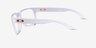 Oakley Holbrook RX Matte Clear PlasticEyeglass Frames d'EyeBuyDirect, Vue de Côté