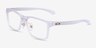 Oakley Sando Matte Clear PlastiqueMontures de lunettes de vue d'EyeBuyDirect, Vue d'Angle