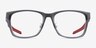 Oakley Paracord RX Satin Gray Smoke PlasticEyeglass Frames from EyeBuyDirect, Front View