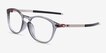 Oakley Pitchman R A Gray Shadow MetalEyeglass Frames from EyeBuyDirect, Angle View