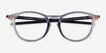 Oakley Pitchman R A Gray Shadow MetalEyeglass Frames from EyeBuyDirect, Closed View