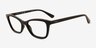 Vogue Eyewear VY2051 Black PlasticEyeglass Frames from EyeBuyDirect, Angle View