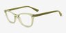 Vogue Eyewear VY2051 Transparent Green PlastiqueMontures de lunettes de vue d'EyeBuyDirect, Vue d'Angle