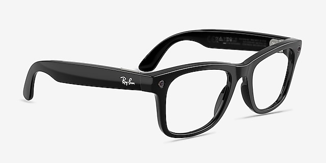Ray-Ban Meta (Gen 3) Wayfarer Optics Shiny Black Plastic from EyeBuyDirect