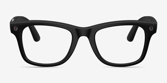 Ray-Ban Meta (Gen 3) Wayfarer Optics Matte Black Plastic from EyeBuyDirect, Front View