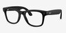 Ray-Ban Meta (Gen 3) Wayfarer Optics Matte Black Plastic from EyeBuyDirect, Angle View