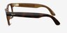 Ray-Ban Meta (Gen 3) Wayfarer Optics Polished Havana Plastic from EyeBuyDirect, Side View