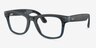 Ray-Ban Meta (Gen 3) Wayfarer Optics Matte Transparent Ocean Blue Plastic from EyeBuyDirect, Angle View