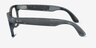 Ray-Ban Meta (Gen 3) Wayfarer Optics Matte Transparent Ocean Blue Plastic from EyeBuyDirect, Side View