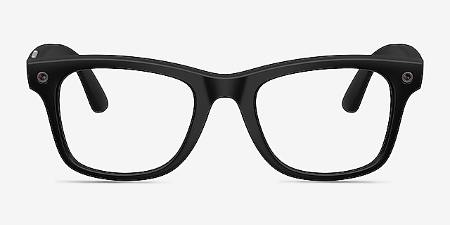 Ray-Ban Meta (Gen 3) Wayfarer Optics Matte Black Plastic from EyeBuyDirect, Front View