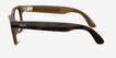 Ray-Ban Meta (Gen 3) Wayfarer Optics Polished Havana Plastic from EyeBuyDirect, Side View