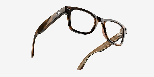 Ray-Ban Meta (Gen 3) Wayfarer Optics Polished Havana Plastic from EyeBuyDirect