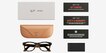 Ray-Ban Meta (Gen 3) Wayfarer Optics Polished Havana Plastic from EyeBuyDirect