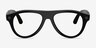 Ray-Ban Meta (Gen 3) Aviator Optics Shiny Black Plastic from EyeBuyDirect, Front View