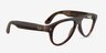 Ray-Ban Meta (Gen 3) Aviator Optics Polished Transparent Umber Plastic from EyeBuyDirect