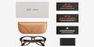 Ray-Ban Meta (Gen 3) Aviator Optics Polished Transparent Umber Plastic from EyeBuyDirect