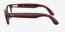 Ray-Ban Meta (Gen 2) Blayzer Optics Shiny Brick Brown Plastic from EyeBuyDirect, Side View
