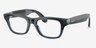 Ray-Ban Meta (Gen 2) Blayzer Optics Polished Transparent Ocean Blue Plastic from EyeBuyDirect, Angle View