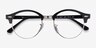 Ray-Ban RB4246V Clubround Black Acetate-metalEyeglass Frames from EyeBuyDirect, Closed View