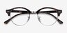 Ray-Ban RB4246V Clubround Tortoise Acetate-metalEyeglass Frames from EyeBuyDirect, Closed View