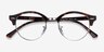 Ray-Ban RB4246V Clubround Tortoise Acetate-metalEyeglass Frames from EyeBuyDirect, Closed View