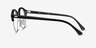 Ray-Ban RB4246V Clubround Black Acetate-metalEyeglass Frames from EyeBuyDirect, Side View