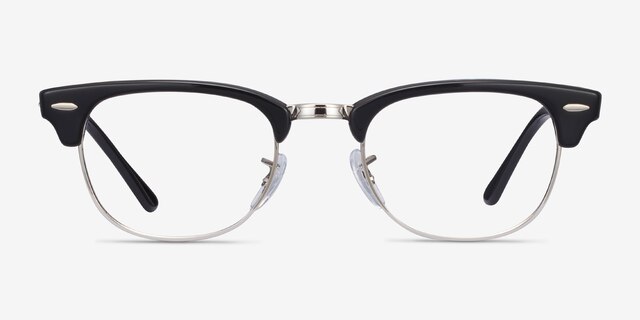 Ray-Ban RB5154 Clubmaster Black Acetate-metalEyeglass Frames from EyeBuyDirect, Front View
