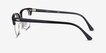 Ray-Ban RB5154 Clubmaster Black Acetate, MetalEyeglass Frames from EyeBuyDirect, Side View
