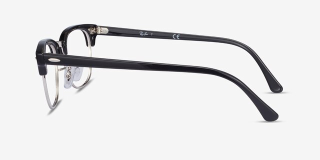 Ray-Ban RB5154 Clubmaster Black Acetate-metalEyeglass Frames from EyeBuyDirect, Side View