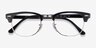 Ray-Ban RB5154 Clubmaster Black Acetate-metalEyeglass Frames from EyeBuyDirect, Closed View