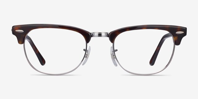 Ray-Ban RB5154 Clubmaster Tortoise Acetate-metalEyeglass Frames from EyeBuyDirect, Front View