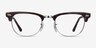 Ray-Ban RB5154 Clubmaster Tortoise Acetate-metalEyeglass Frames from EyeBuyDirect, Front View