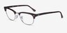 Ray-Ban RB5154 Clubmaster Tortoise Acetate-metalEyeglass Frames from EyeBuyDirect, Angle View