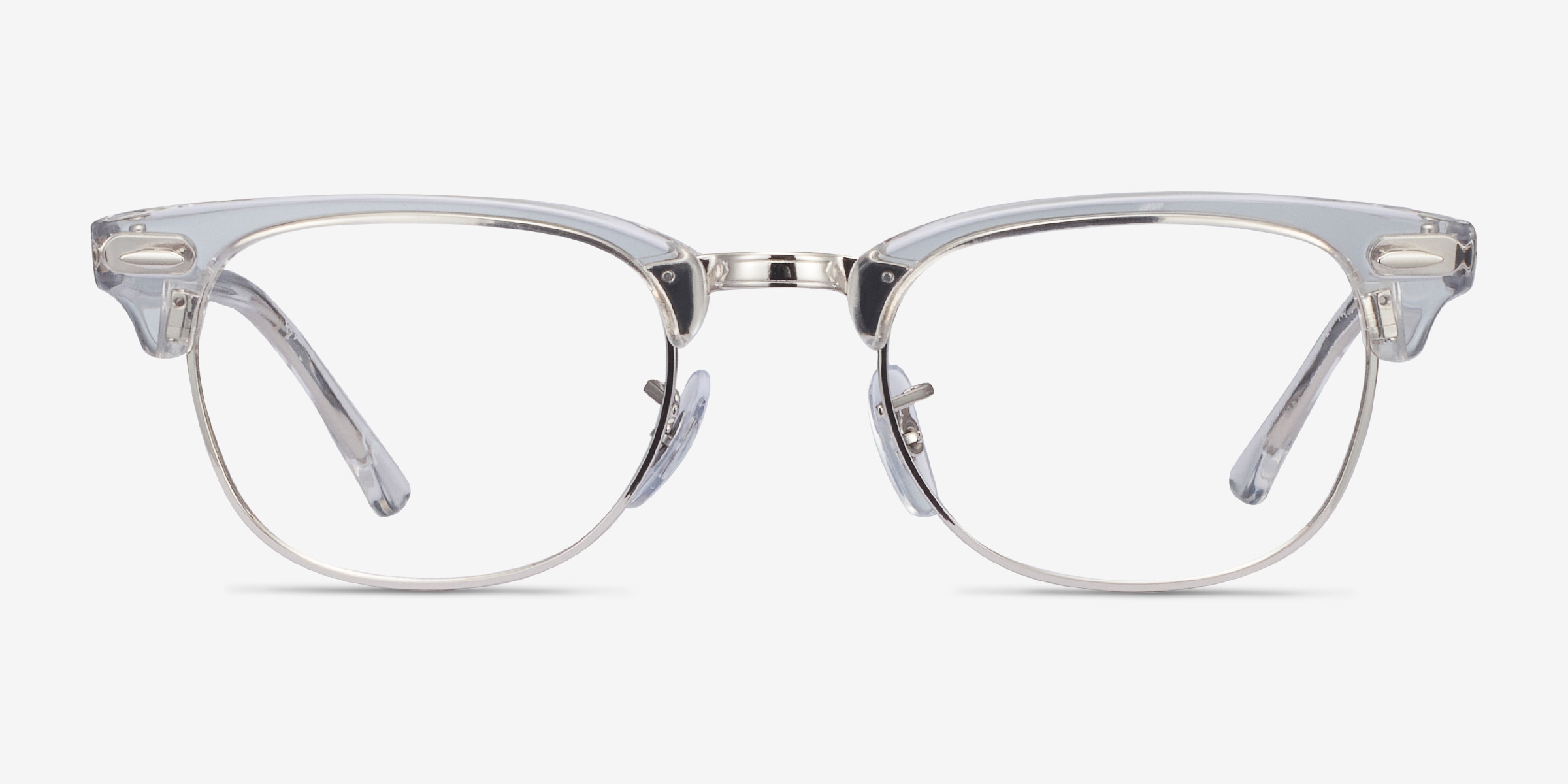 White cheap clubmaster glasses